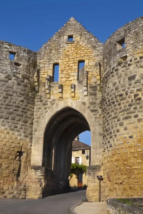 Framed Print : Domme, Dordogne, Aquitaine, France