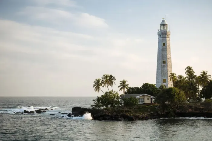 Framed Print : Dondra Lighthouse, South Coast, Sri Lanka, Asia