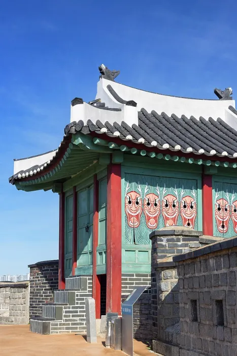 Framed Print : Dongbukporu watchtower and city walls of Hwaseong Fortress (UNESCO World Heritage Site), Suwon, Gyeonggi Province, South Korea Framed Print : Dongbukporu watchtower and city walls of Hwaseong Fortress (UNESCO World Heritage Site), Suwon, Gyeonggi Province, South Korea