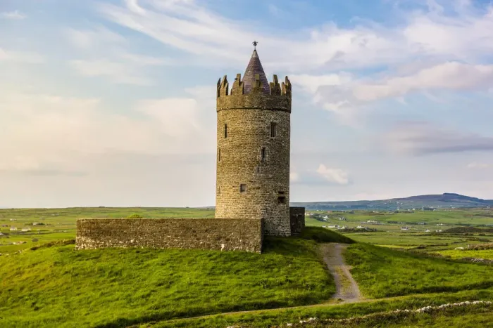Framed Print : Doolin castle, County Clare, Munster province, Ireland, Europe Framed Print : Doolin castle, County Clare, Munster province, Ireland, Europe