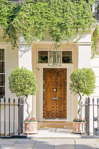 Door, Belgravia, London, England, UK