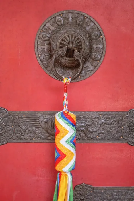 Framed Print : Door of the Buddhist monastery at Kagbeni, Lower Mustang, Nepal Framed Print : Door of the Buddhist monastery at Kagbeni, Lower Mustang, Nepal