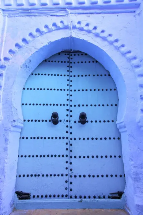 Framed Print : Door, Chefchaouen, Morocco, North Africa Framed Print : Door, Chefchaouen, Morocco, North Africa