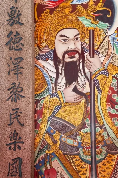Framed Print : Door Guardian Qin Shubao and Yuchi Gong ( aka Yuchi Jingde and Hu Jingde ) painted Framed Print : Door Guardian Qin Shubao and Yuchi Gong ( aka Yuchi Jingde and Hu Jingde ) painted