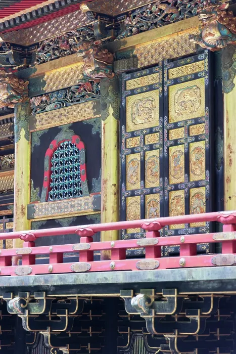 Framed Print : Door of Haiden (Main Shrine) of Mausoleum of Iemitsu at Rinnoji Temple (UNESCO World Heritage Site), Nikko, Tochigi, Japan Framed Print : Door of Haiden (Main Shrine) of Mausoleum of Iemitsu at Rinnoji Temple (UNESCO World Heritage Site), Nikko, Tochigi, Japan