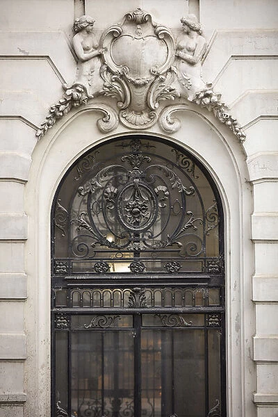 Detail of a door inside 'Palacio Paz'