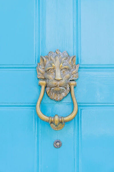 Door knocker, Knightsbridge, London, England, UK