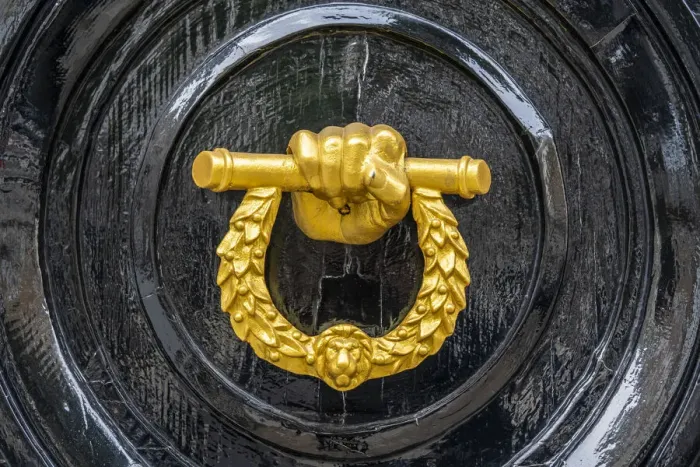Framed Print : Door Knocker, Marylebone, London, England, UK Framed Print : Door Knocker, Marylebone, London, England, UK