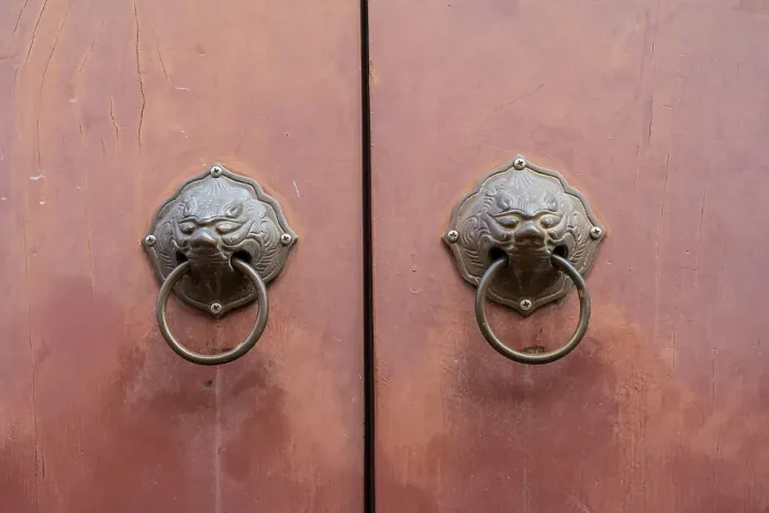Framed Print : Door Knocker, Old Town, Phuket, Thailand Framed Print : Door Knocker, Old Town, Phuket, Thailand