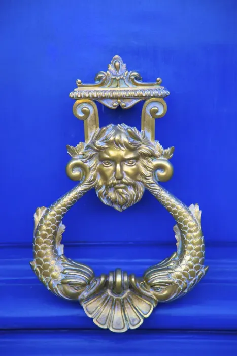 Framed Print : Door Knocker, Paris, France, Western Europe Framed Print : Door Knocker, Paris, France, Western Europe
