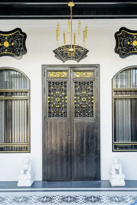 Framed Print : Door in Old Town, Phuket, Thailand Framed Print : Door in Old Town, Phuket, Thailand