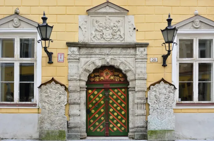Framed Print : Door in the Old Town of Tallinn, a Unesco World Heritage Site. Tallinn, Estonia Framed Print : Door in the Old Town of Tallinn, a Unesco World Heritage Site. Tallinn, Estonia