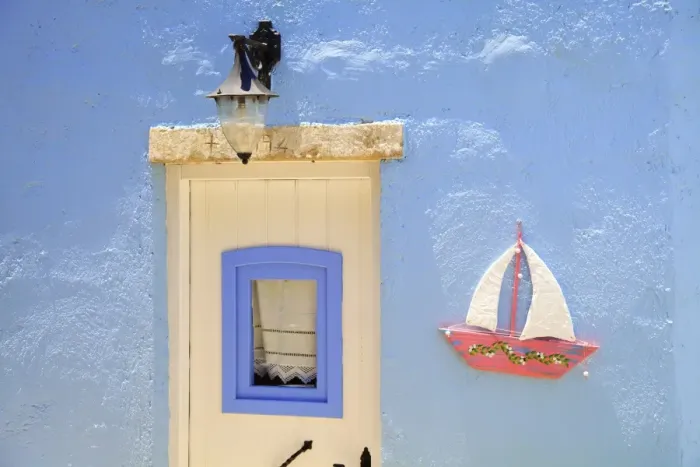 Framed Print : Door And Plaque, Leros, Dodecanese, Greek Islands, Greece, Europe Framed Print : Door And Plaque, Leros, Dodecanese, Greek Islands, Greece, Europe