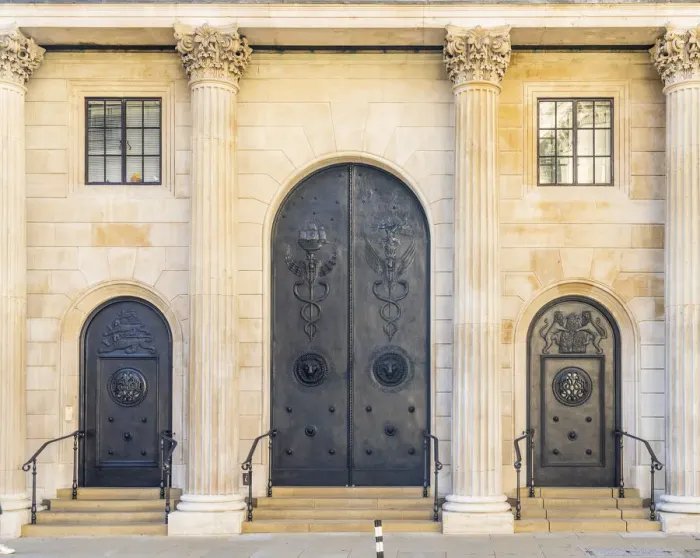 Framed Print : Doors on the Bank of England building, City of London, London, England, UK Framed Print : Doors on the Bank of England building, City of London, London, England, UK