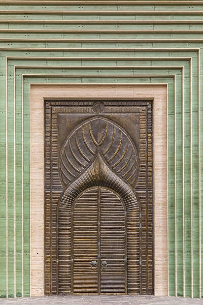 Doorway in the amphitheatre at Katara, Doha, Qatar