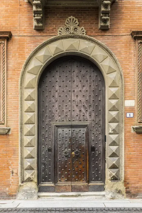 Framed Print : Doorway, Bologna, Emilia-Romagna, Italy