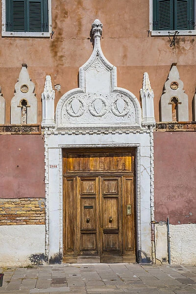 Doorway, Castello area, Venice, Italy