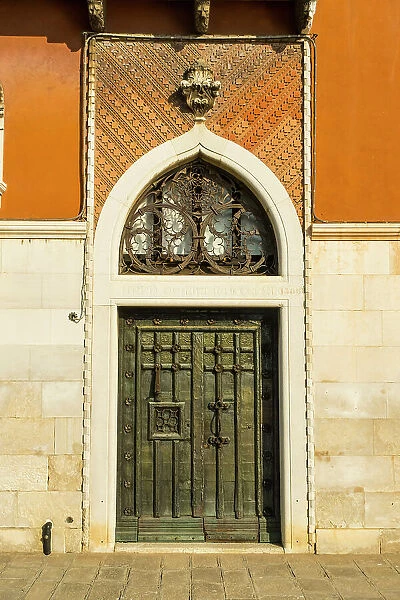 Doorway in Dorsoduro, Venice, Veneto, Italy