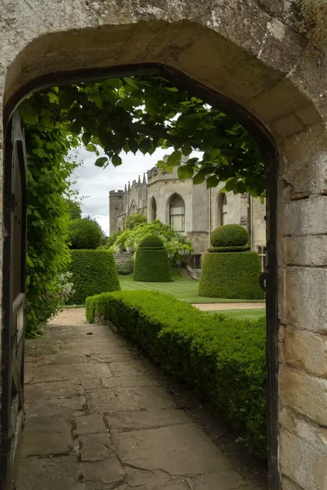 Framed Print : Doorway into Elton Hall Gardens, Elton, Cambridgeshire, England Framed Print : Doorway into Elton Hall Gardens, Elton, Cambridgeshire, England