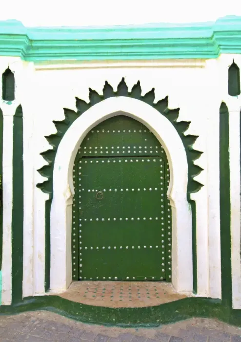 Framed Print : Doorway That Inspired Matisse, Tangier, Morocco, North Africa Framed Print : Doorway That Inspired Matisse, Tangier, Morocco, North Africa