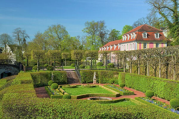 Dornburger Schl√∂sser - Rococo castle and castle garden, Dornburg Castles, Saale valley, Dornburg-Camburg, Thuringia, Germany