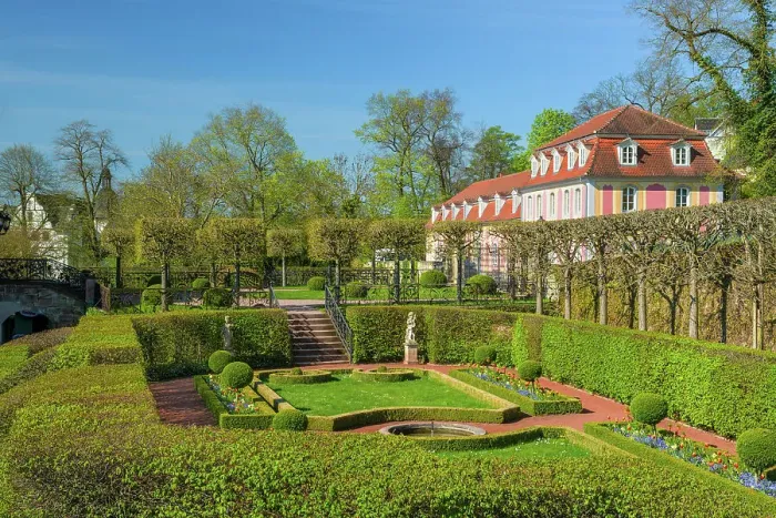 Framed Print : Dornburger Schlösser - Rococo castle and castle garden, Dornburg Castles, Saale valley, Dornburg-Camburg, Thuringia, Germany Framed Print : Dornburger Schlösser - Rococo castle and castle garden, Dornburg Castles, Saale valley, Dornburg-Camburg, Thuringia, Germany