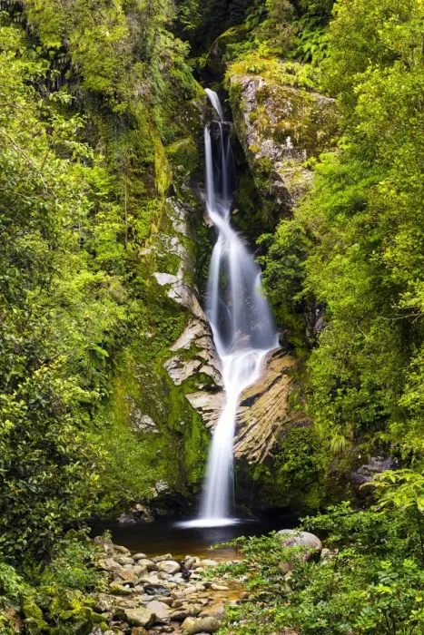 Framed Print : Dorothy Falls, near Hokitika, New Zealand