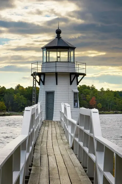 Framed Print : Doubling Point Lighthouse, Maine, USA Framed Print : Doubling Point Lighthouse, Maine, USA
