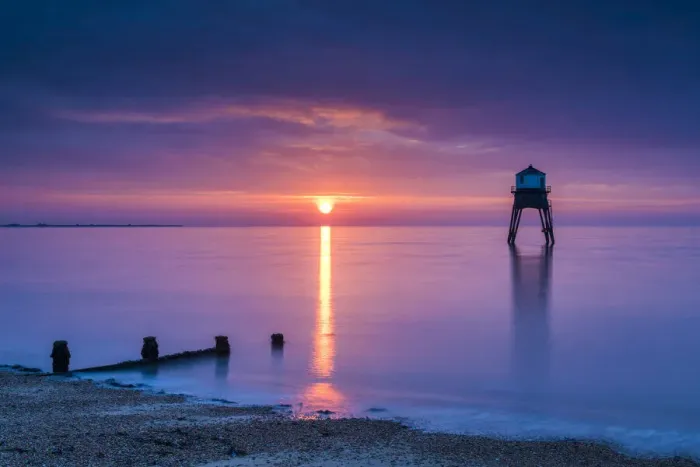 Framed Print : Dovercourt Lighthouse at Sunrise, Dovercourt, Essex, England Framed Print : Dovercourt Lighthouse at Sunrise, Dovercourt, Essex, England