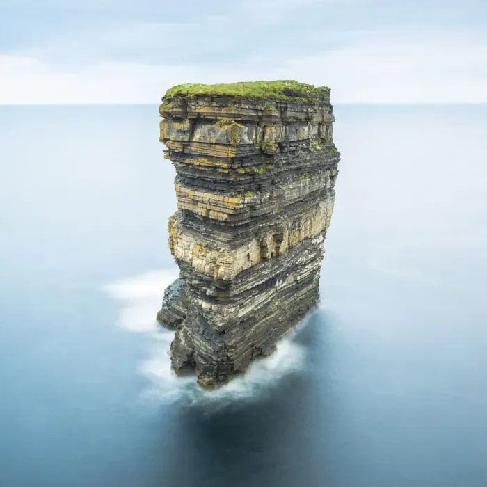 Framed Print : Downpatrick Head, Ballycastle, County Mayo, Donegal, Connacht region, Ireland, Europe