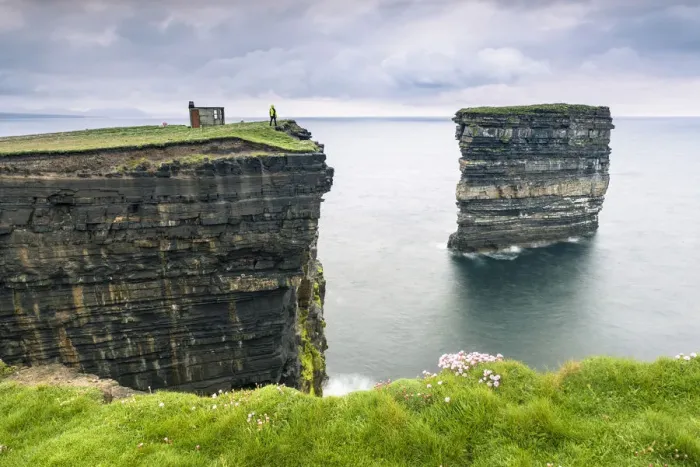 Framed Print : Downpatrick Head, Ballycastle, County Mayo, Donegal, Connacht region, Ireland, Europe