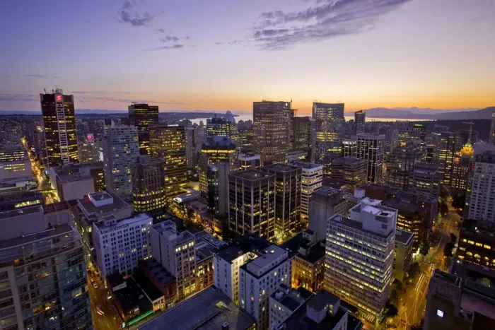 Framed Print : Downton Vancouver from LOOKOUT! Tower, Vancouver, British Columbia, Canada Framed Print : Downton Vancouver from LOOKOUT! Tower, Vancouver, British Columbia, Canada