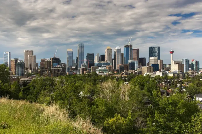 Framed Print : Downtown skyline, Calgary, Alberta, Canada Framed Print : Downtown skyline, Calgary, Alberta, Canada