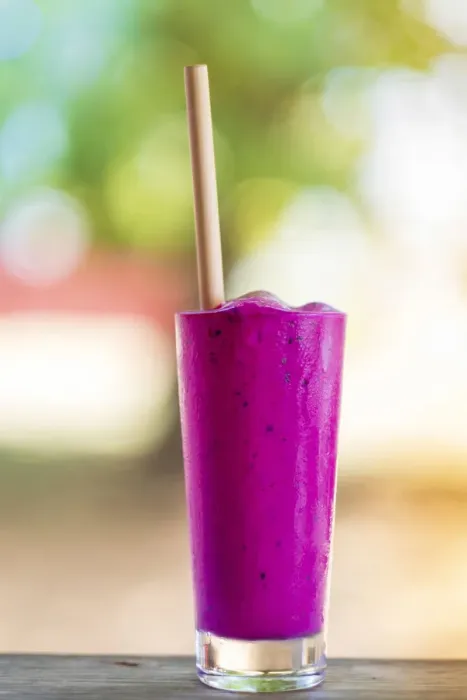 Framed Print : A dragon fruit smoothie
