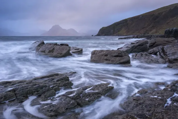 Framed Print : Dramatic coastline of Elgol, looking across to the Cuillins, Isle of Skye, Scotland Framed Print : Dramatic coastline of Elgol, looking across to the Cuillins, Isle of Skye, Scotland
