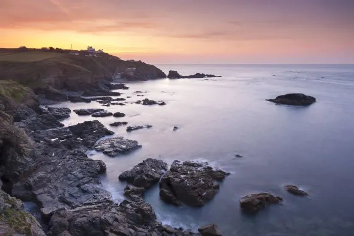 Framed Print : Dramatic view over Polpeor Cove to Lizard Point at sunrise, Lizard Peninsula, Cornwall Framed Print : Dramatic view over Polpeor Cove to Lizard Point at sunrise, Lizard Peninsula, Cornwall