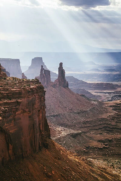 Dramatic weather over Canyonlands national park, USA