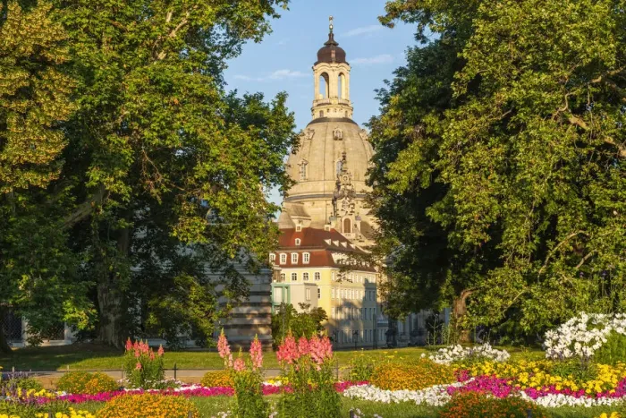 Framed Print : Dresden with Bruehl's Terrace, Church of Our Lady, Dresden, Saxony, Germany Framed Print : Dresden with Bruehl's Terrace, Church of Our Lady, Dresden, Saxony, Germany