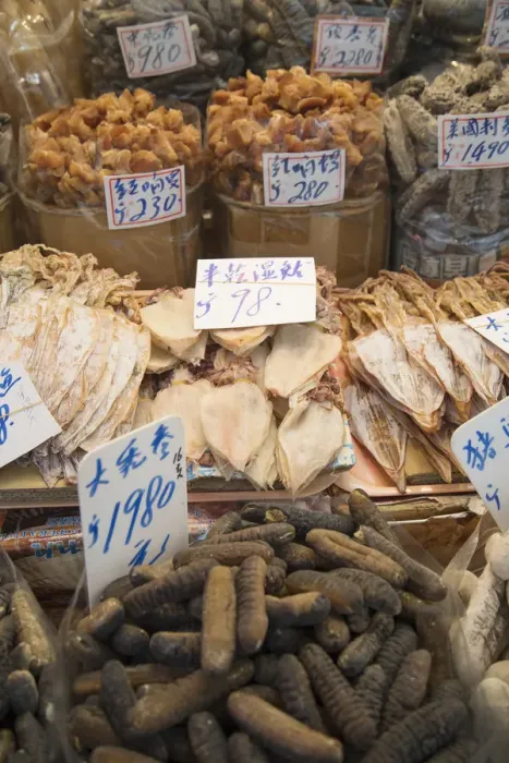 Framed Print : Dried seafood, Sai Ying Pun, Hong Kong Island, Hong Kong, China Framed Print : Dried seafood, Sai Ying Pun, Hong Kong Island, Hong Kong, China
