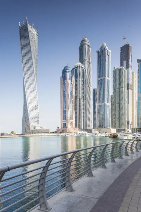 Framed Print : Dubai Marina, Dubai, United Arab Emirates