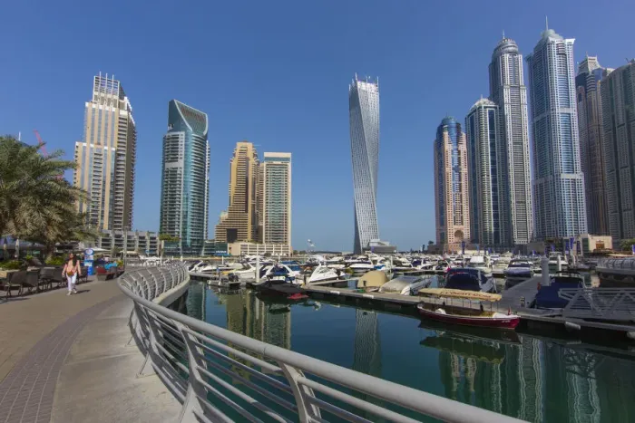 Framed Print : Dubai Marina, Dubai, United Arab Emirates Framed Print : Dubai Marina, Dubai, United Arab Emirates