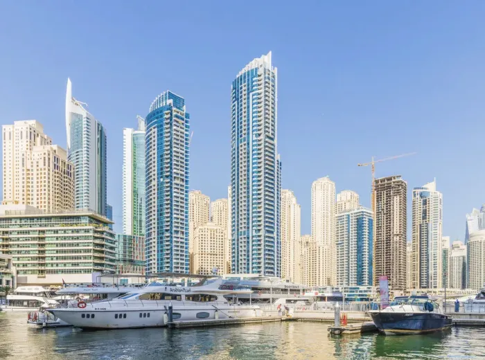 Framed Print : Dubai Marina, Dubai, United Arab Emirates Framed Print : Dubai Marina, Dubai, United Arab Emirates