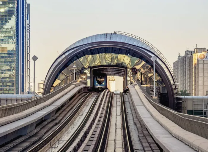 Framed Print : Dubai Metro Station, Dubai, United Arab Emirates Framed Print : Dubai Metro Station, Dubai, United Arab Emirates