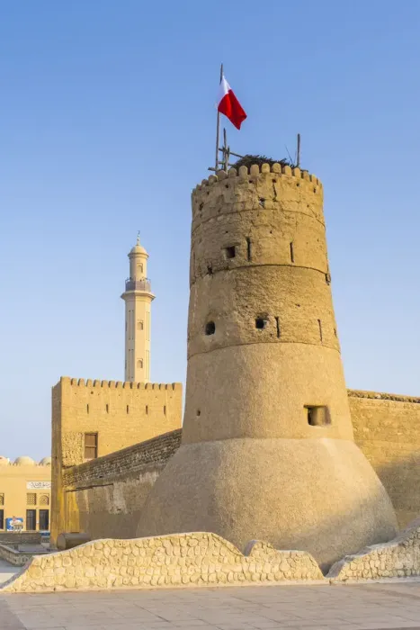 Framed Print : Dubai Museum (former 18th century fort), Deira, Dubai, United Arab Emirates