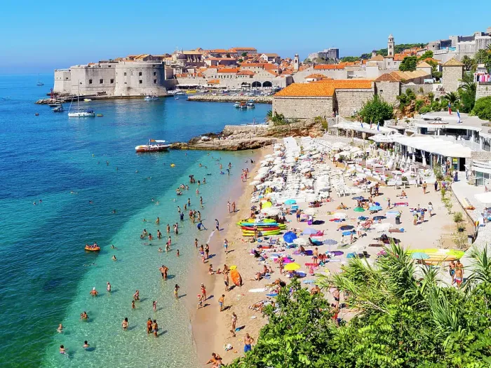Framed Print : Dubrovnik, Dalmatia, UNESCO SITE Banje Beach Croatia Framed Print : Dubrovnik, Dalmatia, UNESCO SITE Banje Beach Croatia