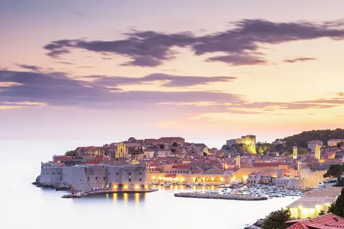 Framed Print : Dubrovnik, Dalmatian Coast, Adriatic, Croatia