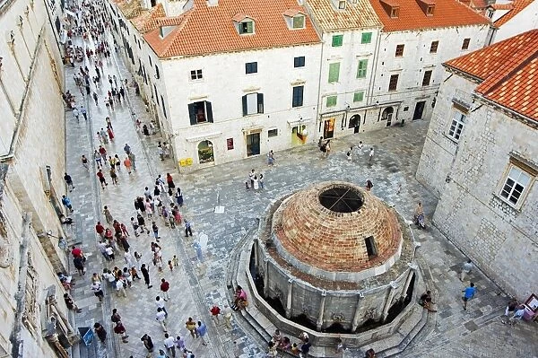 Dubrovnik Unesco World Heritage Old Town Red Tiled