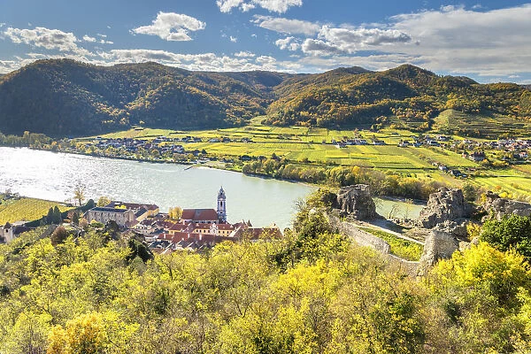 Duernstein, Wachau, Waldviertel, district of Krems, Lower Austria, Austria, Europe