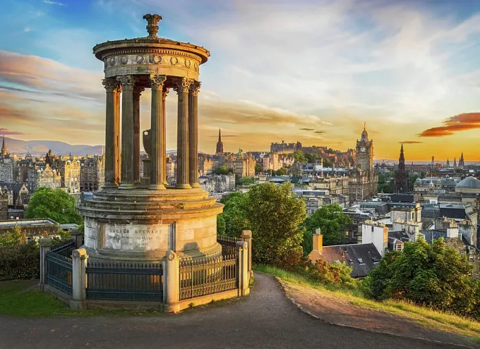 Framed Print : Dugald Stewart Monument on Carlton Hill, Edinburgh, Scotland, UK Framed Print : Dugald Stewart Monument on Carlton Hill, Edinburgh, Scotland, UK