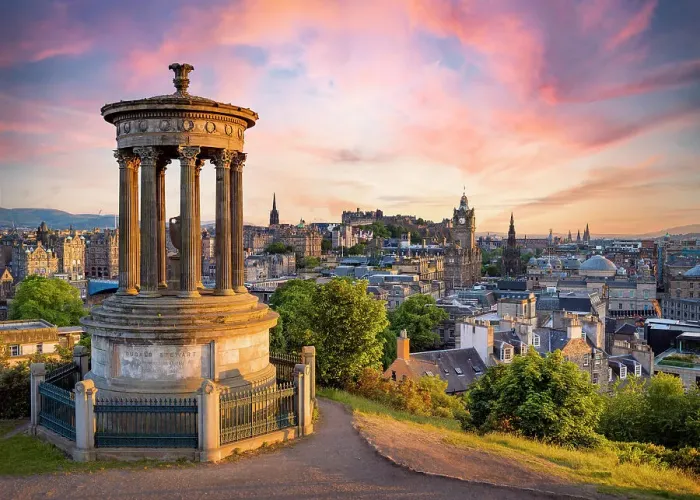Framed Print : Dugald Stewart Monument on Carlton Hill, Edinburgh, Scotland, UK Framed Print : Dugald Stewart Monument on Carlton Hill, Edinburgh, Scotland, UK